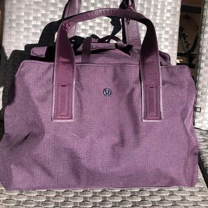 Lululemon gym/work bag, burgundy, 13” laptop pouch